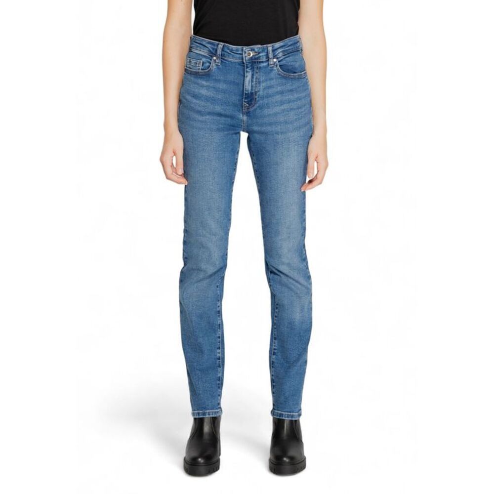 Only Blue Cotton Skinny Women's Jeans